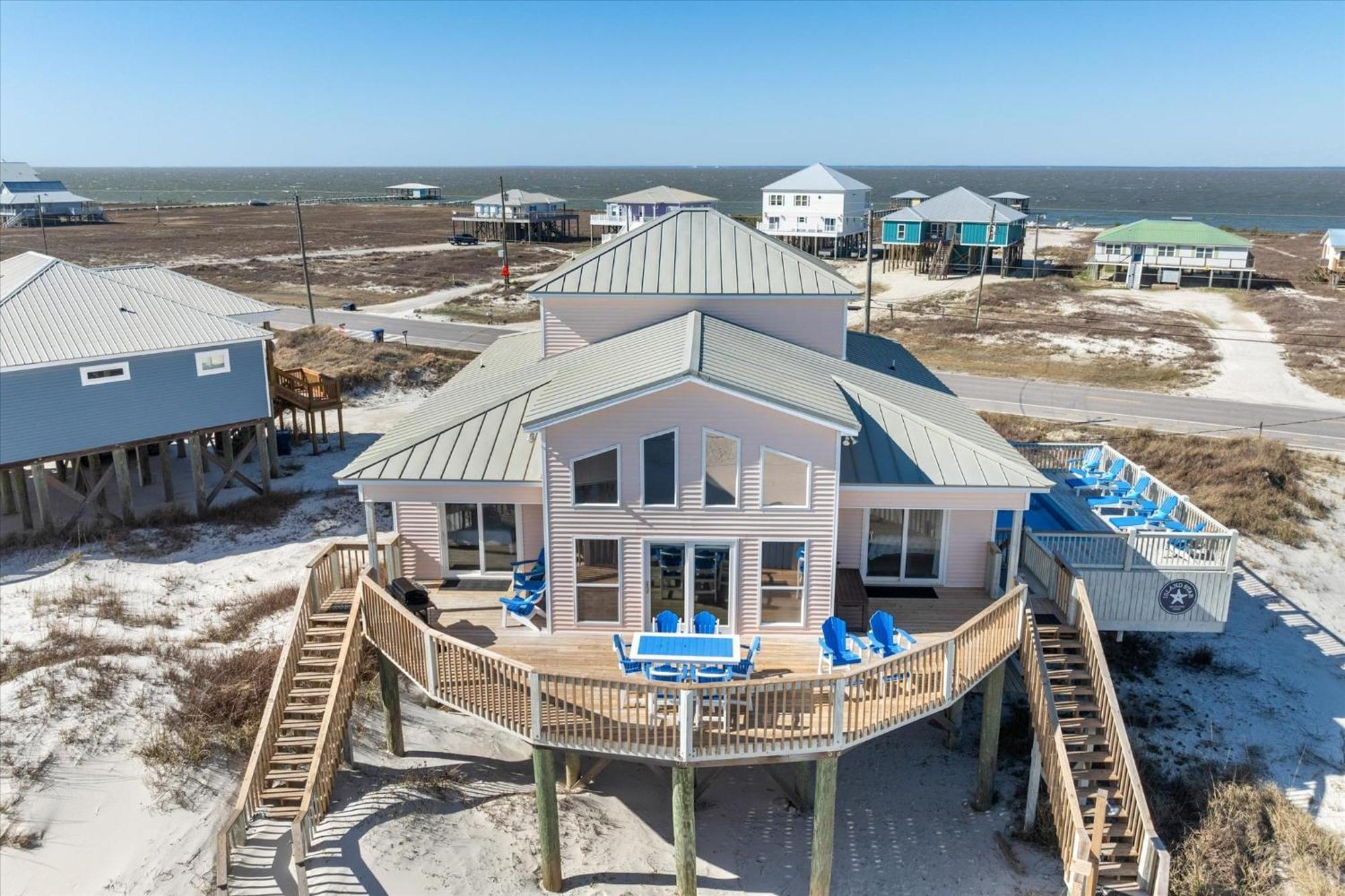 Wave Louder - Gulf View Beach House With New Private Heated Pool! Pet Friendly! Home Dauphin Island Kültér fotó